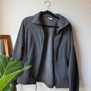 Columbia Women's Charcoal Full-Zip Fleece